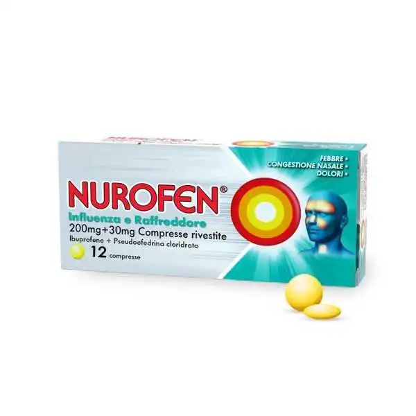 NUROFEN Influenza E Raffreddore 12 compresse  |  RIsparmia In Farmacia