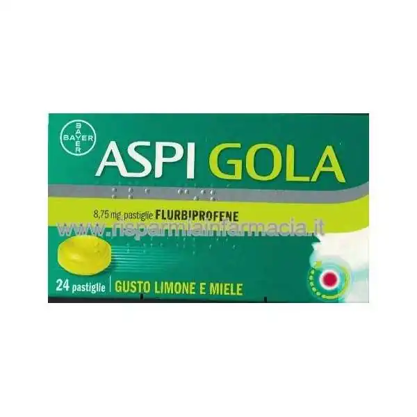 ASPI GOLA 24 PASTIGLIE OROSULIBILI FLURBIPROFENE, Bayer