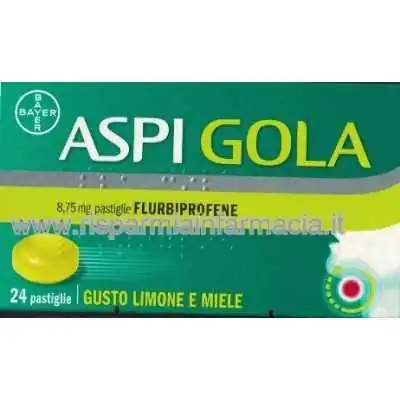 ASPI GOLA 24 PASTIGLIE OROSULIBILI FLURBIPROFENE, Bayer