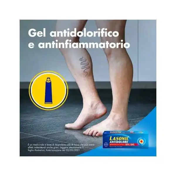 BAYER Lasonil Antidolore Gel 50G 10% | Risparmia in Farmacia