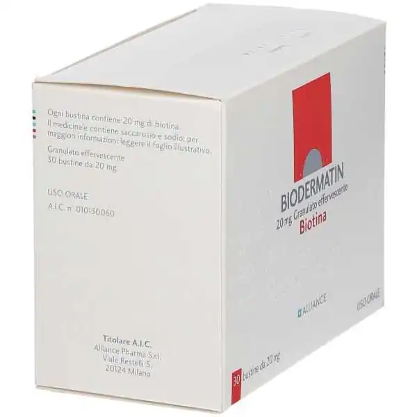 Biodermatin Granulato 30 Bustine 20mg | Risparmia in Farmacia