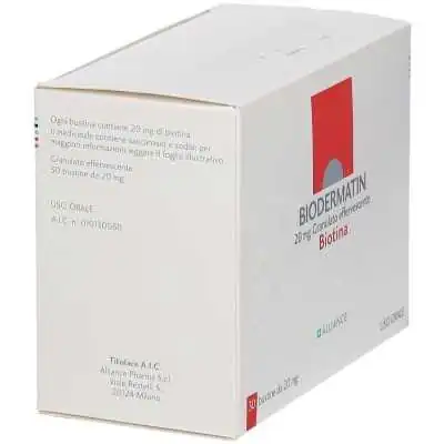 Biodermatin Granulato 30 Bustine 20mg | Risparmia in Farmacia