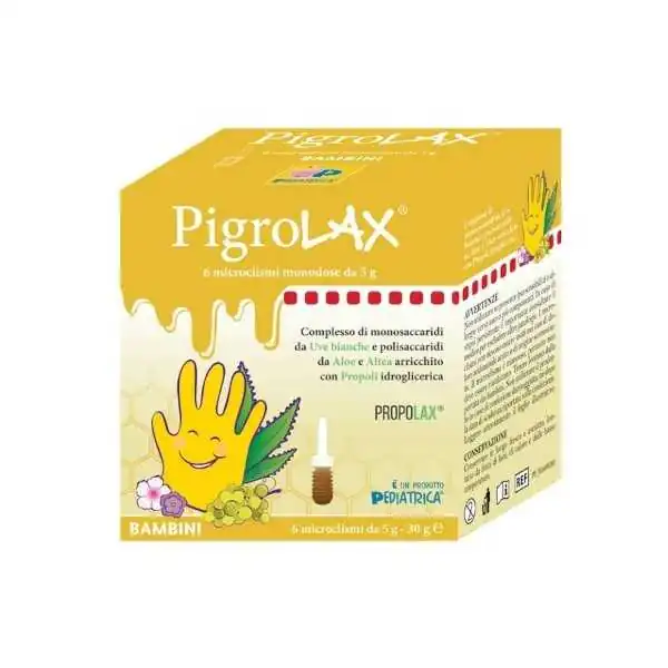 Pigrolax 6 Microclismi Bambini  |  RIsparmia in Farmacia