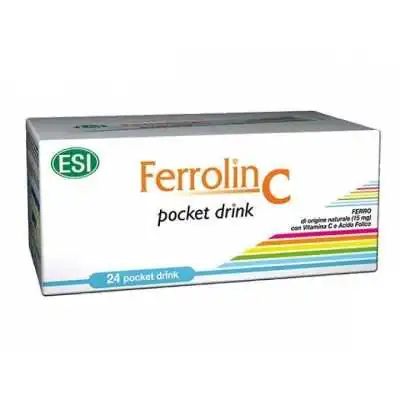 ESI FERROLIN C POCKET DRINK 24 BUSTINE, Esi