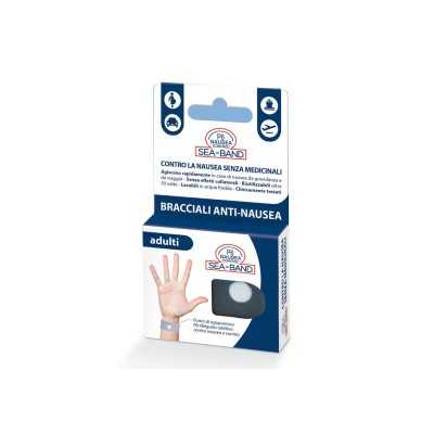 P6 NAUSEA CONTROL SEA BAND-BRACCIALE ANTINAUSEA ADULTI, Sea-Band