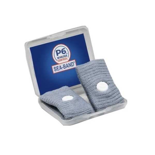 P6 NAUSEA CONTROL SEA BAND-BRACCIALE ANTINAUSEA ADULTI, Sea-Band