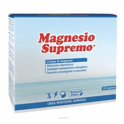 NATURAL POINT MAGNESIO SUPREMO 32 BUSTINE | Risparmia in Farmacia