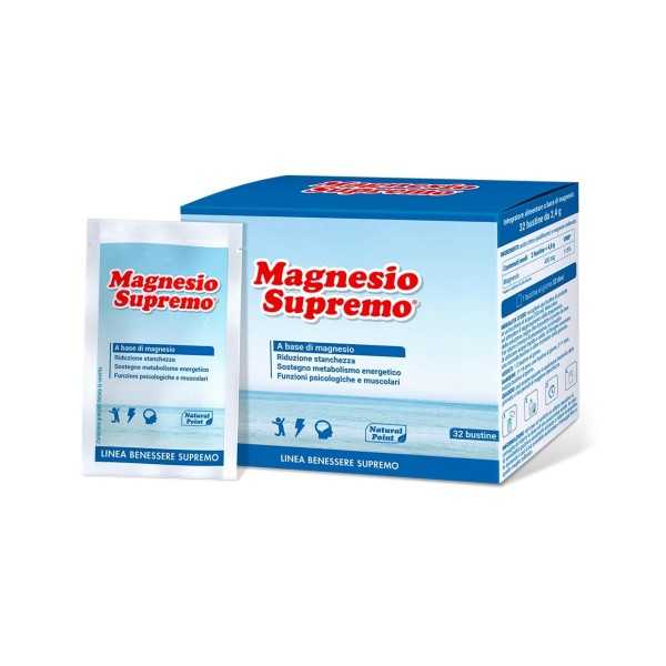 NATURAL POINT MAGNESIO SUPREMO 32 BUSTINE | Risparmia in Farmacia
