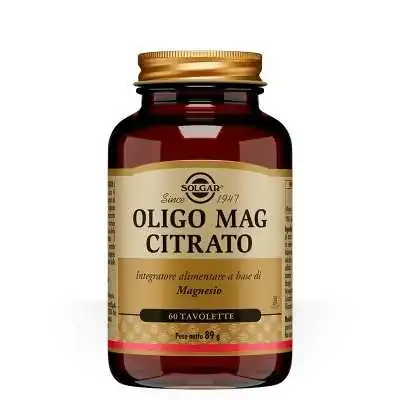 Solgar Oligo Mag CIitrato 60 Tavolette | Farma di Fiducia