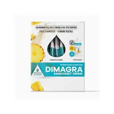DIMAGRA AminoDiet Drink Ananas 10 pouch da 80g | Risparmia in Farmacia