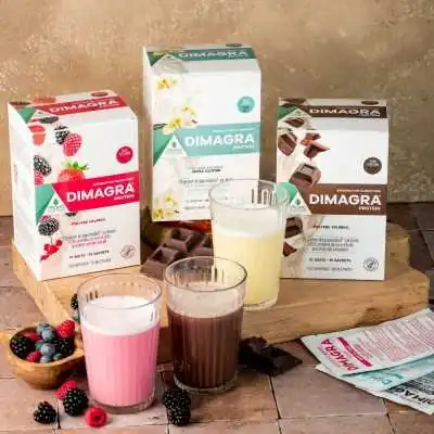 PromoPharma Dimagra Protein Red Fruit | Farma di Fiducia