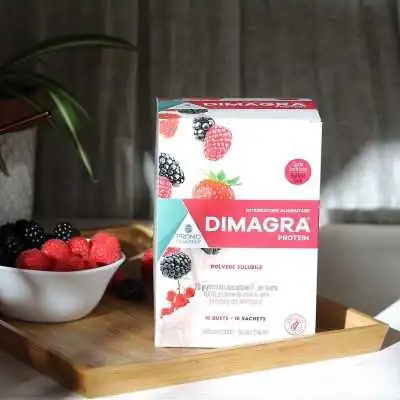 PromoPharma Dimagra Protein Red Fruit | Farma di Fiducia