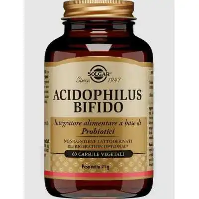Solgar Acidophilus Bifido 60 Capsule Vegetali | Farma di Fiducia
