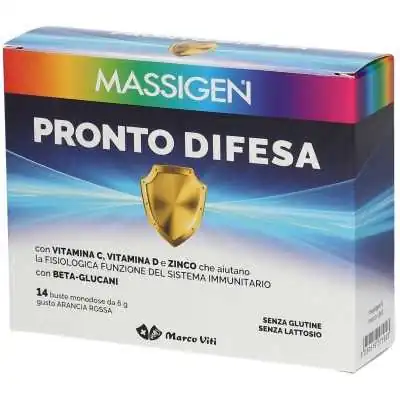 MASSIGEN - PRONTO DIFESA - 14 buste monodose | Risparmia in Farmacia