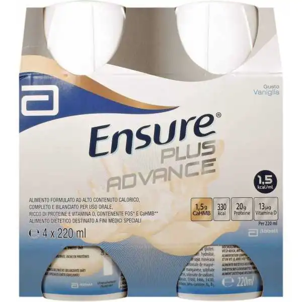 ENSURE PLUS ADVANCE 4x 220 ml | Farma di Fiducia