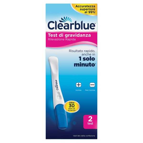 Clearblue 2Test gravidanza Rilevazione Rapida | Risparmia in Farmacia