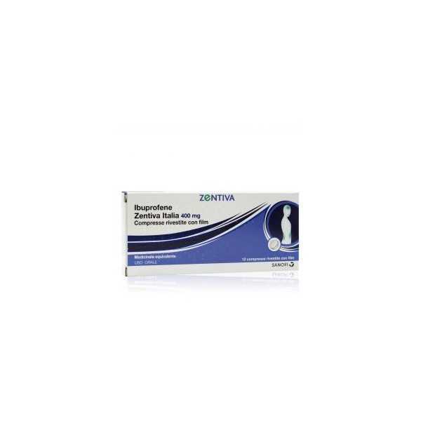 Zentiva Ibuprofene 400 mg 12 Compresse