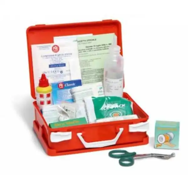 CASSETTA DI PRONTO SOCCORSO Pacchetto di medicazione Allegato 2 D.M. 388 del 15/7/2003, FARMACARE