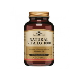 Solgar - Natural Vita D3 1000 Perle Softgel | Farma di Fiducia