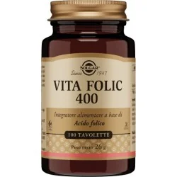 Solgar Vita Folic 400 100 Tavolette | Farma di Fiducia
