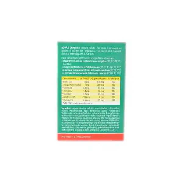 NOVA  . B Complex - 40 Compresse | Risparmia in Farmacia
