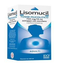 LISOMUCIL Tosse Mucolitico Adulti Sciroppo 5%  | Farma di Fiducia