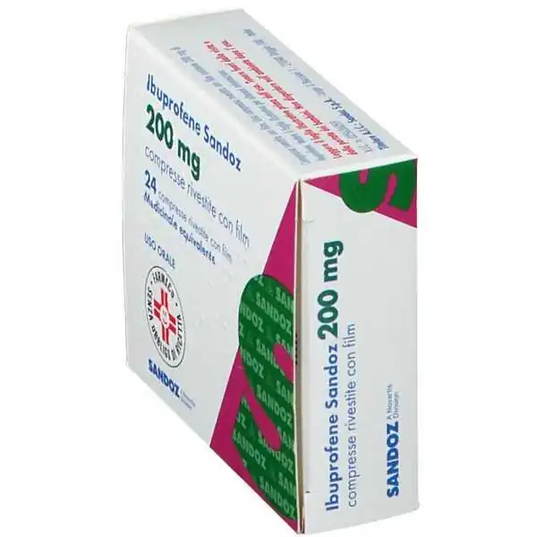 IBUPROFENE SANDOZ 24  COMPRESSE IBUPROFENE 200mg, Sandoz