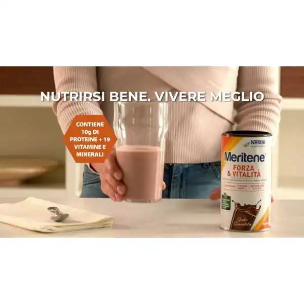 Meritene Forza e Vitalità gusto CIOCCOLATO| Farma di Fiducia
