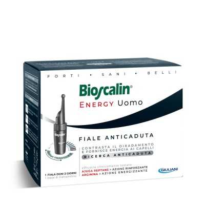 Bioscalin - Energy Uomo - 10 Fiale Anticaduta | Farma di Fiducia