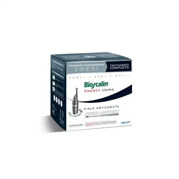 Bioscalin - Energy Uomo- 20 Fiale Anticaduta | Farma di Fiducia