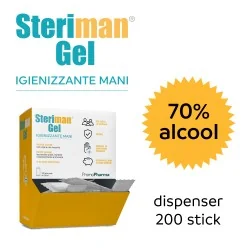 Steriman Gel - Dispenser da 200 bustine| Risparmia in Farmacia