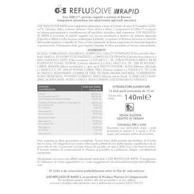 GSE Reflusolve Rapid 14 stick-pack| Risparmia in Farmacia