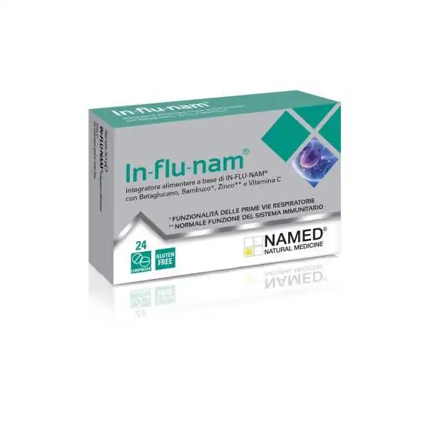 Influnam Named 24 Compresse | Farma di Fiducia