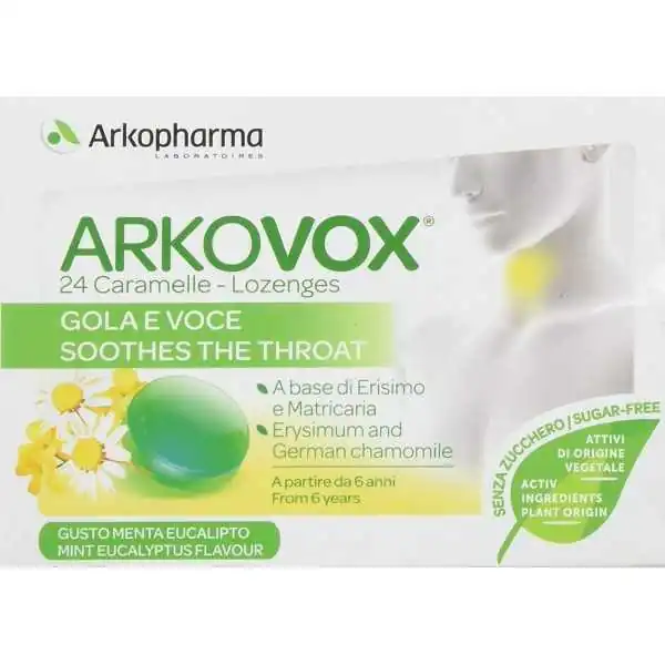 ARKOVOX - 24 Caramelle Menta-Eucalipto | Risparmia in Farmacia
