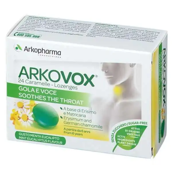 ARKOVOX - 24 Caramelle Menta-Eucalipto | Risparmia in Farmacia