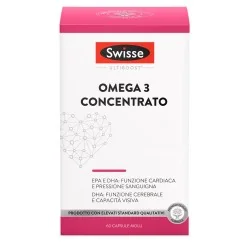 SWISSE ULTIBOOST OMEGA3 CONCENTRATO 60 capsule da 1260 mg (720EPA+480DHA), SWISSE