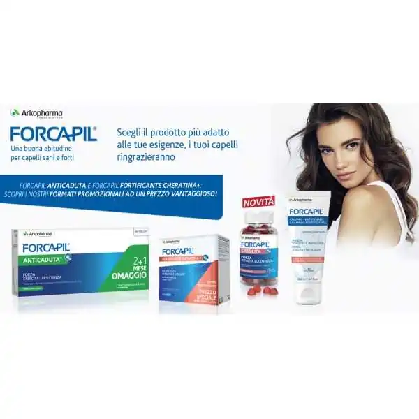 Arkopharma Forcapil Shampoo Fortificante 200ml | Risparmia in Farmacia
