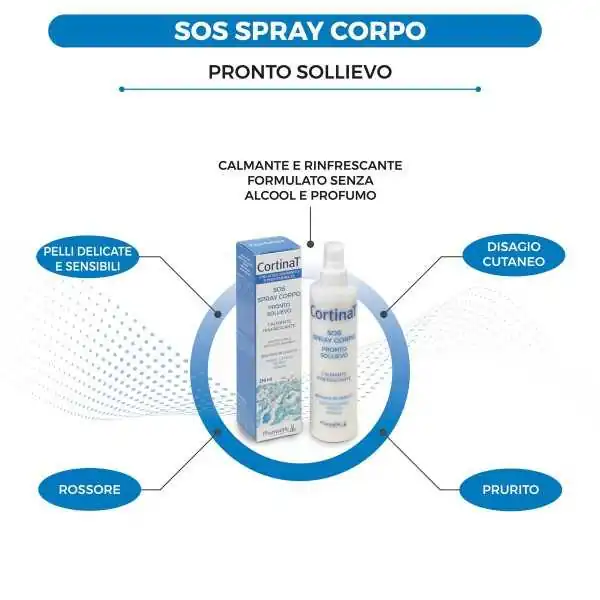 CortinaT SOS Spray Corpo Flacone da 250ml | Farma di Fiducia