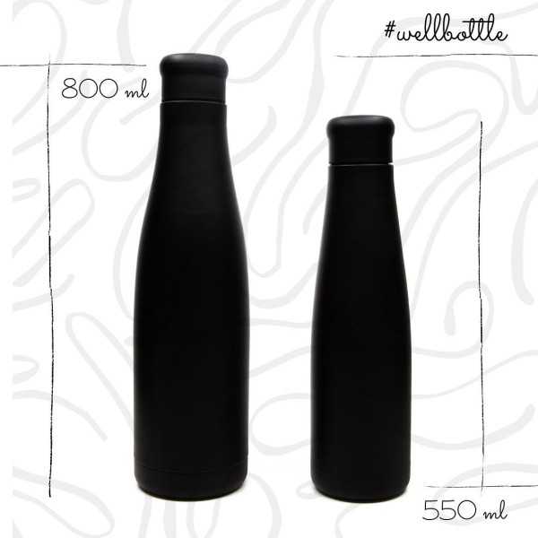 Borraccia termica in acciaio inossidabile Woodway - 550ml – Well Colorazione Vintage