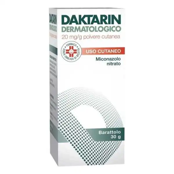 Daktarin 2% Polvere Cutanea Antimicotico 30g,