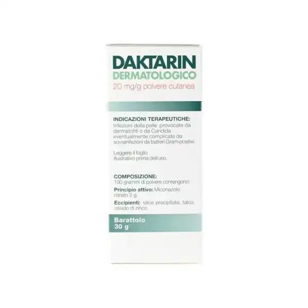 Daktarin 2% Polvere Cutanea Antimicotico 30g,