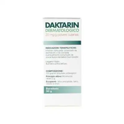 Daktarin 2% Polvere Cutanea Antimicotico 30g,