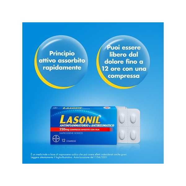 Lasonil - Antinfiammatorio e Antireumatico 24 | Risparmia in Farmacia