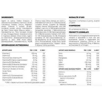 Syform MULTIVITAMIN 30 Compresse | Farma di Fiducia