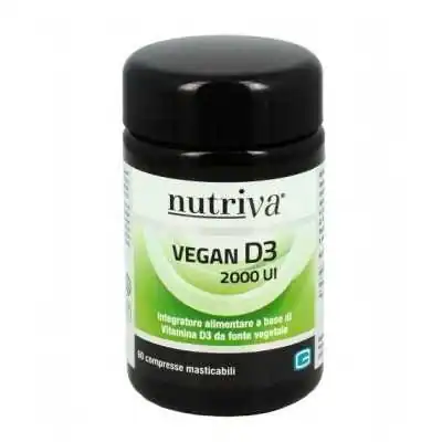 Nutriva Vegan D3 60 Cpr Masticabili 2000UI | Risparmia in Farmacia
