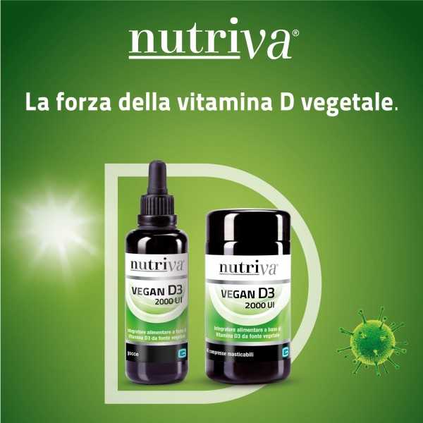NutriVa - VEGAN D3 2000 UI - 50ml Gocce | Risparmia in Farmacia