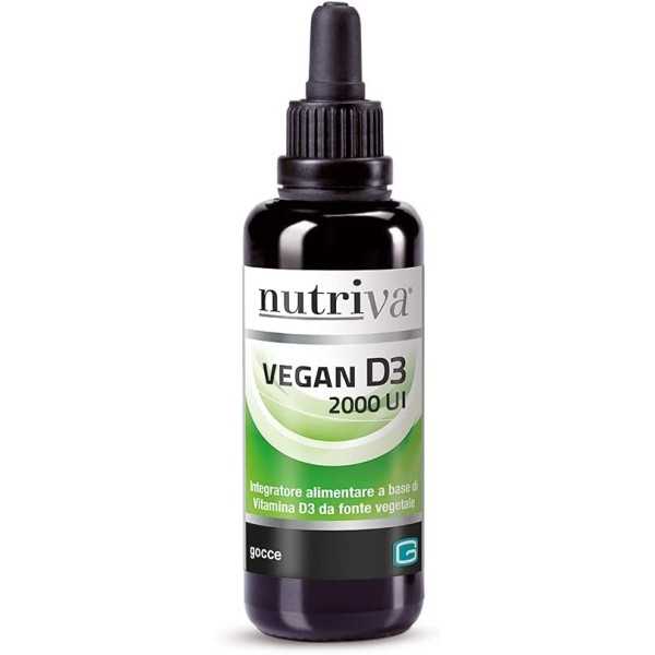 NutriVa - VEGAN D3 2000 UI - 50ml Gocce | Risparmia in Farmacia
