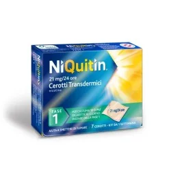NiQuitin Fase 1 21mg/24H 7 Cerotti Trasdermici | Risparmia in Farmacia