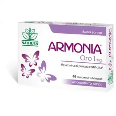 NATHURA ARMONIAÂ® ORO 1 MG 40 COMPRESSE SUBLINGUALI, Nathura