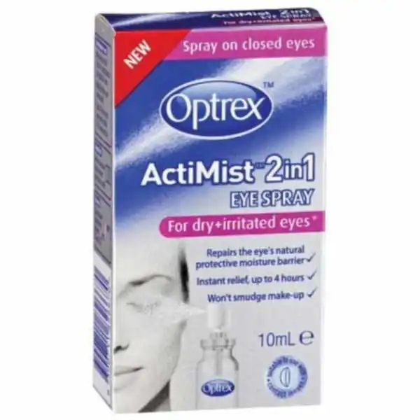 OPTREX ACTIMIST SPRAY 2IN1 PER OCCHI SECCHI E IRRITATI, RECKITT BENCKISER